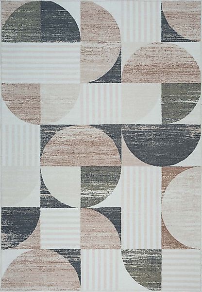 TaraCarpet Teppich Kurzflorteppich TaraCarpet Empire Retromuster günstig online kaufen