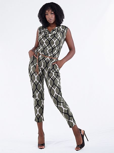 YC Fashion & Style Jumpsuit gemusterter günstig online kaufen