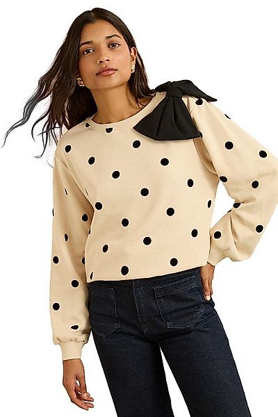 Love & Roses Sweatshirt Love & Roses Sweatshirt mit Schleife (1-tlg) günstig online kaufen