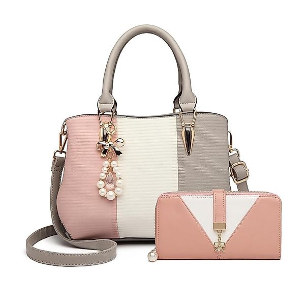 Miss Lulu Henkeltasche Handtasche Damen Mittelgroß günstig online kaufen