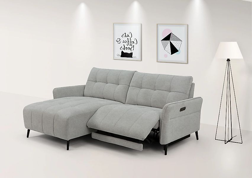 INOSIGN Ecksofa "DENIO 3-Sitzer, L-Form (Breite 209cm), elektr. Relaxfunkti günstig online kaufen