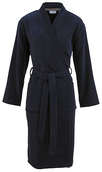 Carl Ross Unisex-Bademantel 41110, Midilänge, Walkfrottier, Kimono-Kragen, günstig online kaufen