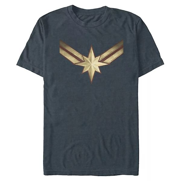 Marvel - Captain Marvel - Captain Marvel Costume Symbol - Männer T-Shirt günstig online kaufen