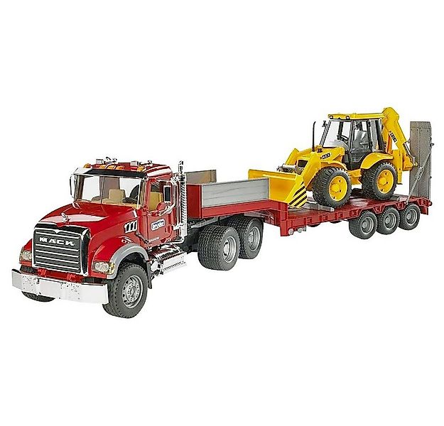 Bruder® Spielzeug-LKW LKW Modell Mack Granite mitJCB 4CX Bagger Fertigmodel günstig online kaufen