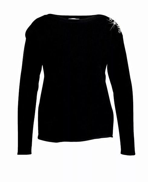 heine Troyer LINEA TESINI Damen Designer-Feinstrickpullover, schwarz günstig online kaufen
