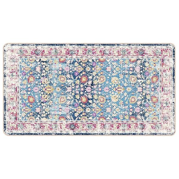 vidaXL Teppich Waschbar Mehrfarbig 80x150 cm Rutschfest 136597 günstig online kaufen