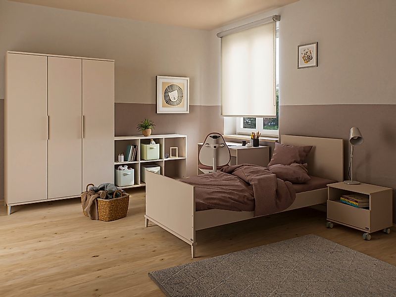 YUNY by PAIDI Kinderbett "SISTER LOU 90x200cm Jugendliege in Beige" zeitlos günstig online kaufen