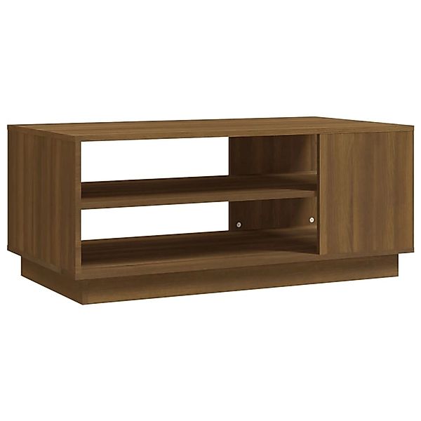 vidaXL Couchtisch Braun Eichen-Optik 102x55x43 cm Holzwerkstoff günstig online kaufen