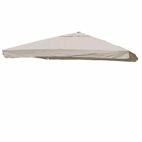 MCW Ersatz-Bezug für Schirm A96 mit Flap 3,5x3,5m Creme-Grau günstig online kaufen