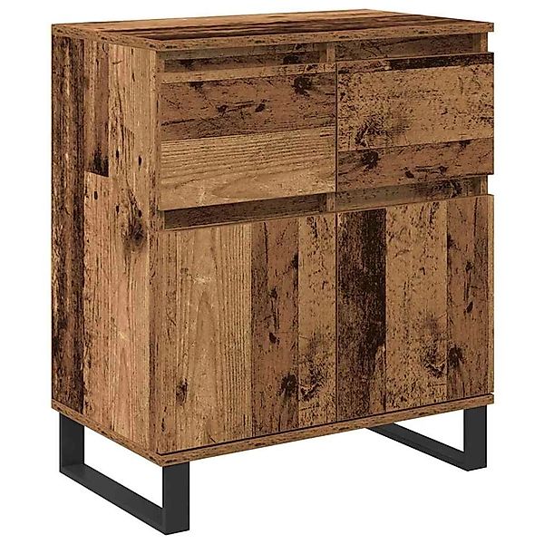 vidaXL Sideboard Altholz 60 x 35 x 70 cm Verbundholz und Eisen 881741 günstig online kaufen