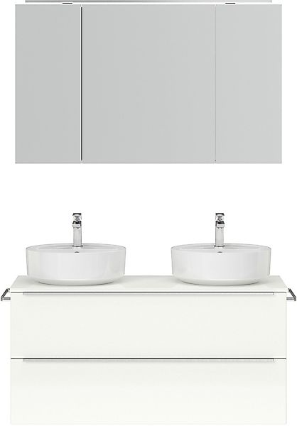 nobilia® Badmöbel-Set »Alvene«, (2 St., vormontiert, mit Soft-Close), inkl. günstig online kaufen