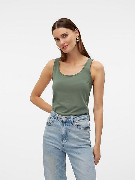 Vero Moda Tanktop VMLULU LONG TANK TOP JRS GA NOOS Baumwollmischung, regula günstig online kaufen