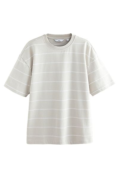Next T-Shirt Gestreiftes T-Shirt 100 % Baumwolle günstig online kaufen