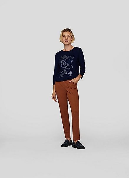 Rabe 3/4-Arm-Shirt mit schimmerndem Frontprint günstig online kaufen