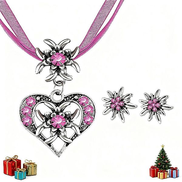 CLTYQ Schmuckset Trachtenschmuck Damen Oktoberfest Accessoires günstig online kaufen