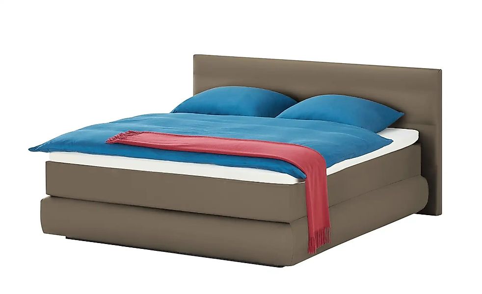 Wohnwert Boxspringbett  Dormian Bolge Low ¦ braun ¦ Maße (cm): B: 220 H: 10 günstig online kaufen