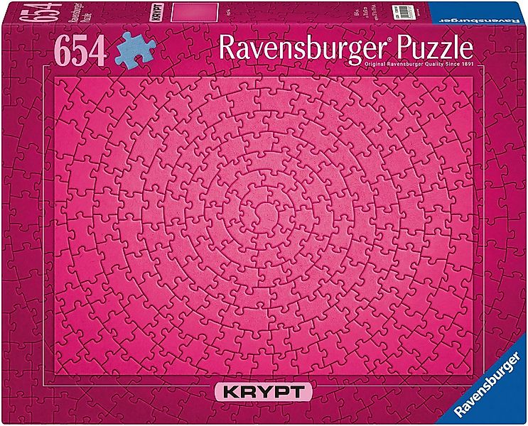 Ravensburger Puzzle Krypt Pink, 654 Puzzleteile, Made in Germany günstig online kaufen