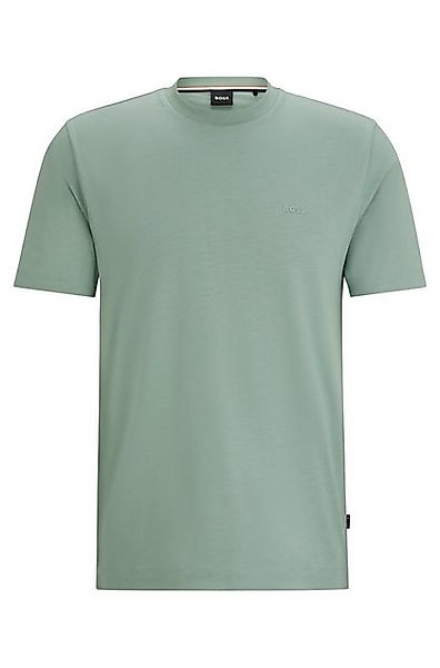 BOSS T-Shirt T-Shirt mit gummiertem Logo-Print günstig online kaufen