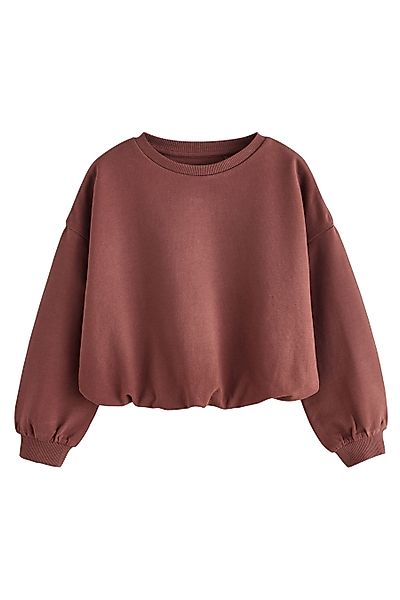 Next Sweater Kastiges Sweatshirt mit Ballonsaum günstig online kaufen