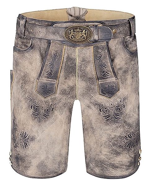 Maddox Trachtenlederhose Ammersee Stickerei an Latz günstig online kaufen