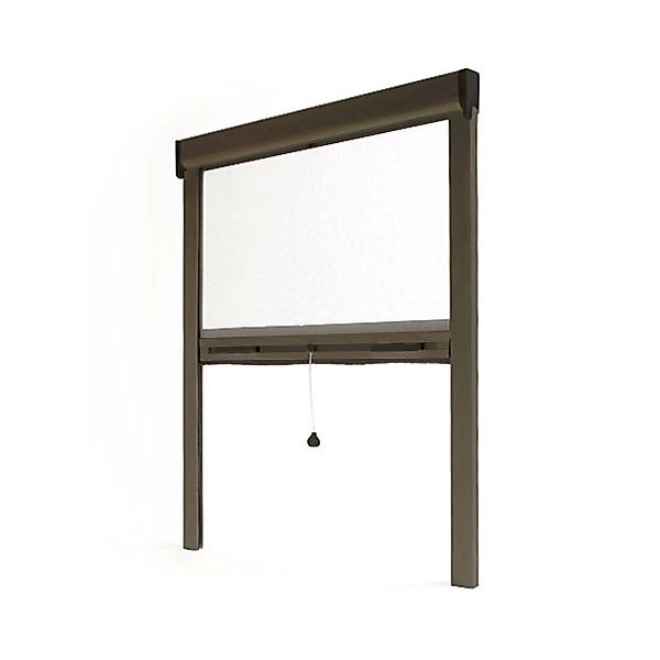 Avosdim Insektenschutzrollo Fenster & Tür Aluminium  150cm x 160cm Bronze günstig online kaufen