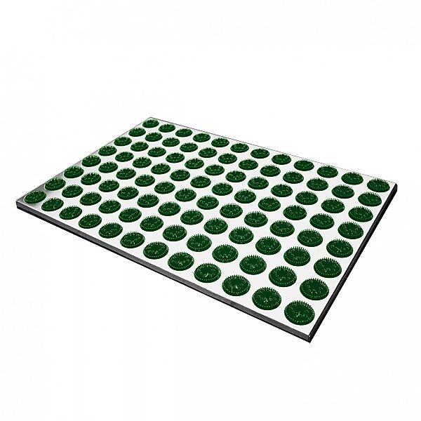 Radius - Feet Back Türmatte - grün/LxBxH 58,5x39x1,9cm günstig online kaufen