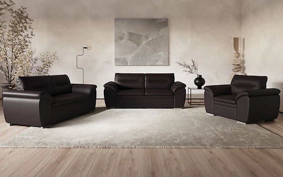 COTTA Polstergarnitur »Leandra«, Set bestehend aus: 2-Sitzer & 2,5-Sitzer günstig online kaufen