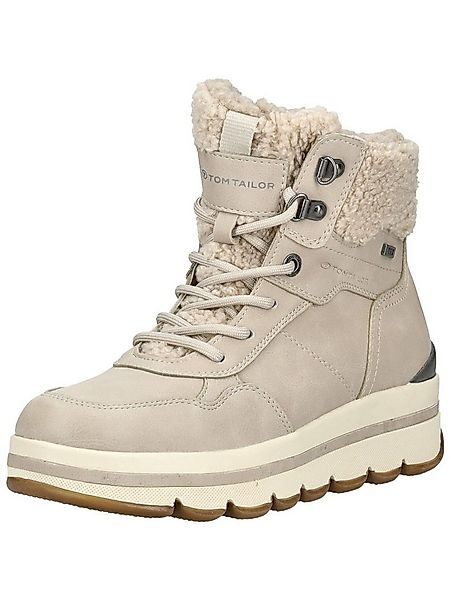 TOM TAILOR Tom Tailor Stiefelette Lederimitat/Textil Schnürstiefelette günstig online kaufen