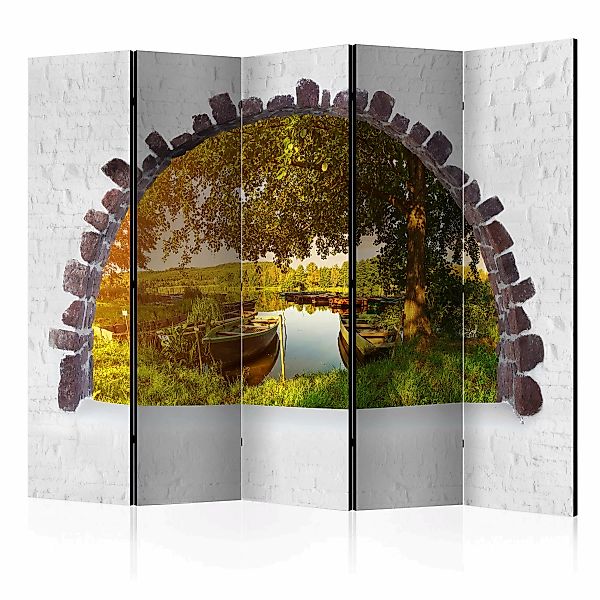 5-teiliges Paravent - Summer Lake Ii [room Dividers] günstig online kaufen