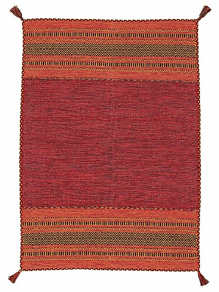 carpetfine Teppich Kelim Azizi, rechteckig, Höhe: günstig online kaufen