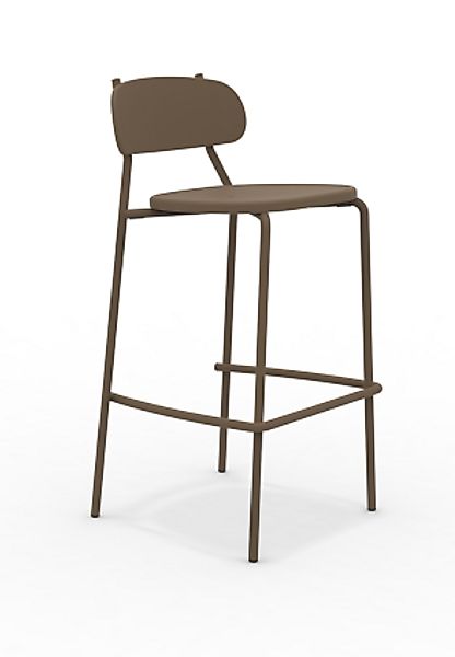 Fox Outdoor Barstuhl mit Rückenlehne corten CO günstig online kaufen