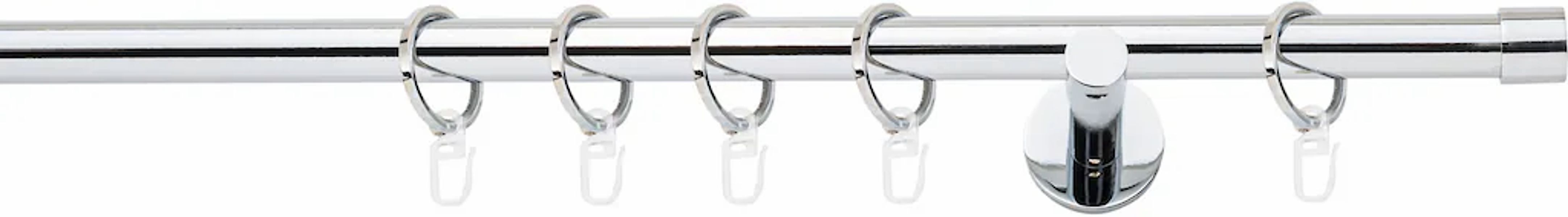 mydeco Gardinenstange »20mm Cap Wandträger 12 cm«, 1 läufig-läufig, Fixmaß günstig online kaufen