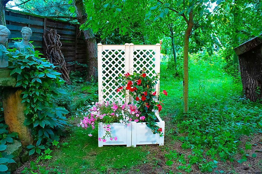 KHW Spalier, 2 tlg. mit Pflanzkasten, BxTxH: 43x43x140 cm günstig online kaufen