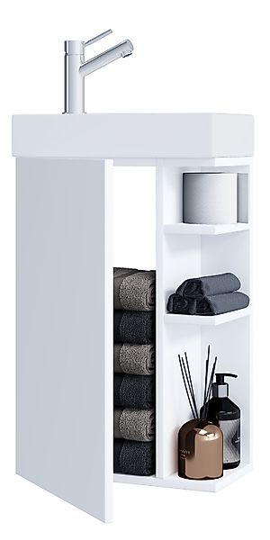 VCM Waschtisch 2-tlg Gäste WC Waschplatz günstig online kaufen