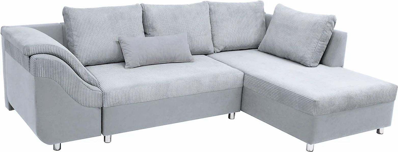 COLLECTION AB Ecksofa Sally L-Form, mit und ohne Bettfunktion, inklusive lo günstig online kaufen