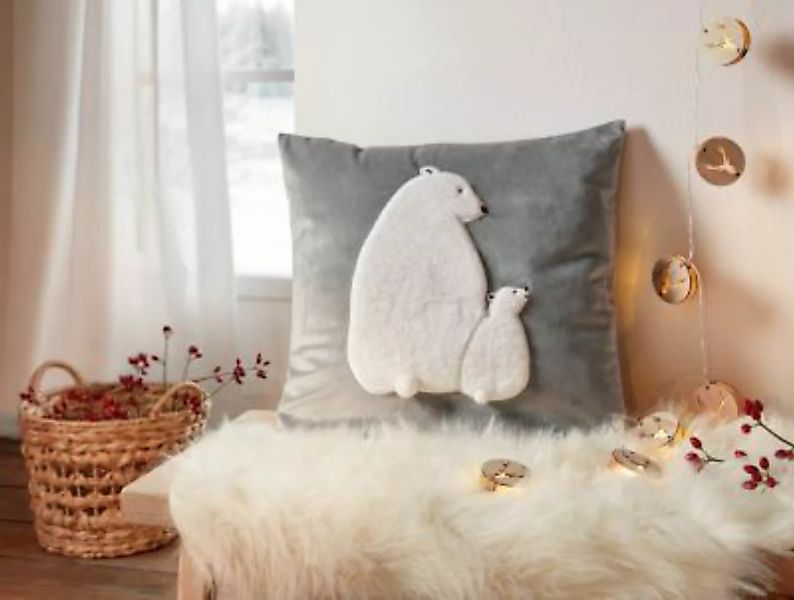 HOME Living Kissenhülle Eisbären Kissenhüllen bunt Gr. one size günstig online kaufen