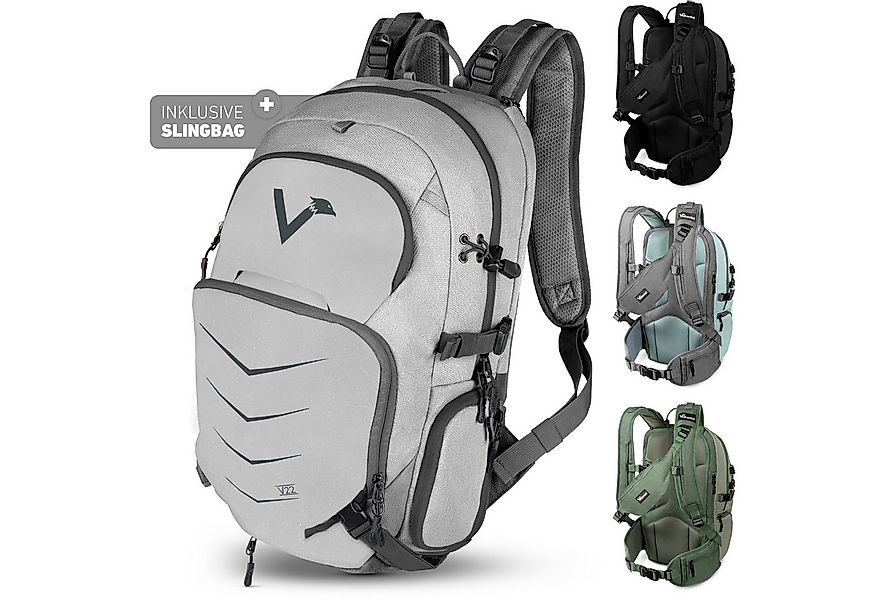 Valkental Wanderrucksack Fahrradrucksack & Outdoor Rucksack (2-tlg), wasser günstig online kaufen