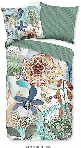 hip Wendebettwäsche "ZEPHIR" 2 Stk. tlg. Mako-Satin, 135x200, Reißverschlus günstig online kaufen