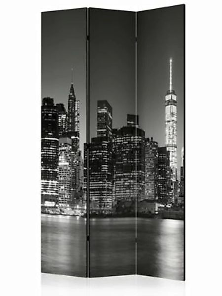 artgeist Paravent New York Nights [Room Dividers] schwarz/weiß Gr. 135 x 17 günstig online kaufen