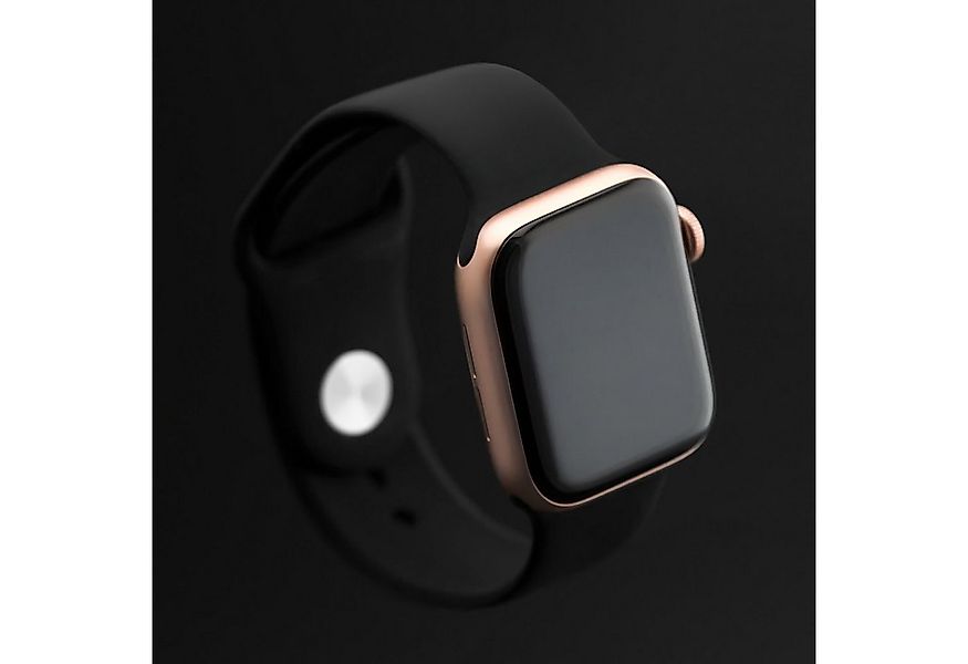 PRECORN Smartwatch-Armband Silikon Ersatzarmband in schwarz für Apple Watch günstig online kaufen