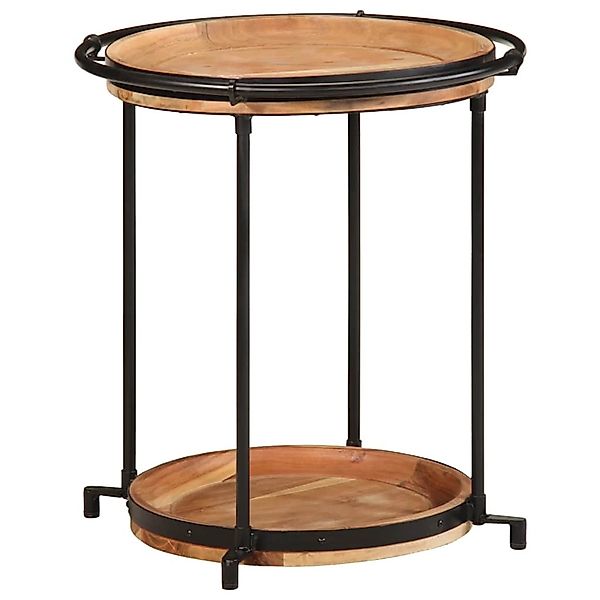 vidaXL Beistelltisch Ø55x60 cm Massivholz Akazie 4013512 günstig online kaufen