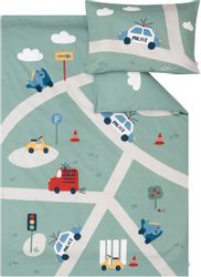 s.Oliver Kinderbettwäsche "Satinbettwäsche s.Oliver Junior Straßen" 2 Stk. günstig online kaufen