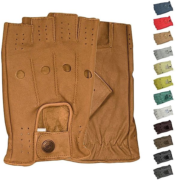 German Wear Lederhandschuhe Driving-GL3 Driving Halbfinger günstig online kaufen