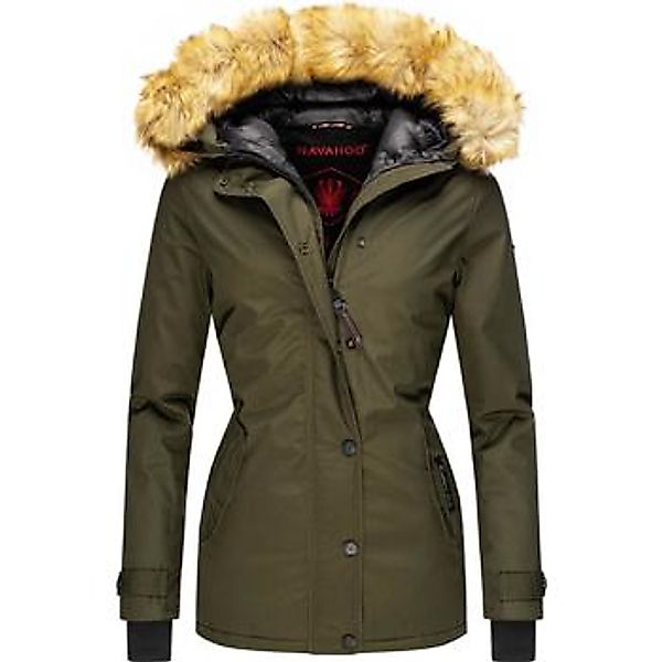 Navahoo Winterjacke "Laura", mit Kapuze, edler Parka mit Kunstfell-Kapuze günstig online kaufen