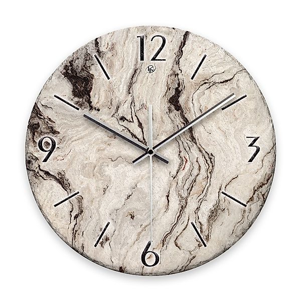 Kreative Feder Wanduhr Wanduhr „Marmor-Optik“ aus günstig online kaufen