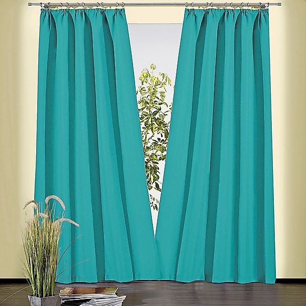 Weckbrodt Vorhang "Sento" Kräuselband 1 Stk. tlg. Baumwolle, blickdicht, ma günstig online kaufen