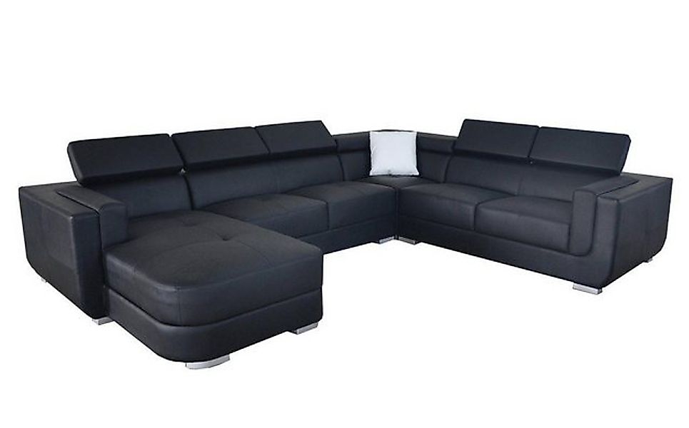 JVmoebel Ecksofa Designer Leder Polster Ecke Sofa Polster Eck Landschaft, M günstig online kaufen