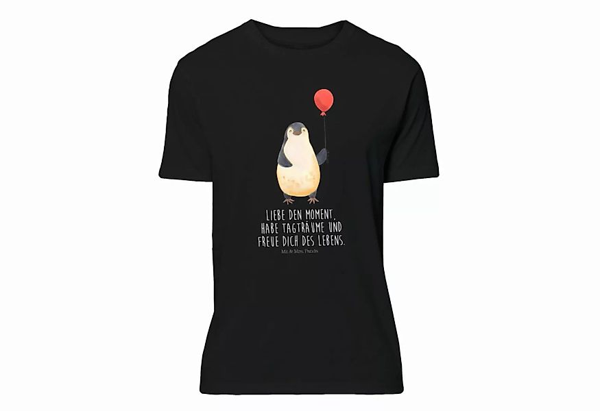 Mr. & Mrs. Panda T-Shirt Pinguin Luftballon - Schwarz - Geschenk, Lustiges günstig online kaufen