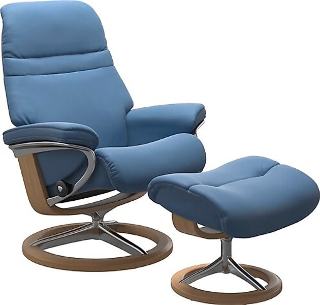 Stressless® Relaxsessel »Sunrise« Relaxsessel mit Hocker, mit Signature Bas günstig online kaufen