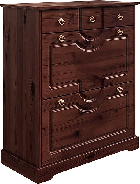 Home affaire Schuhschrank "Klera", aus massiver Kiefer, FSC, Breite 81 cm, günstig online kaufen